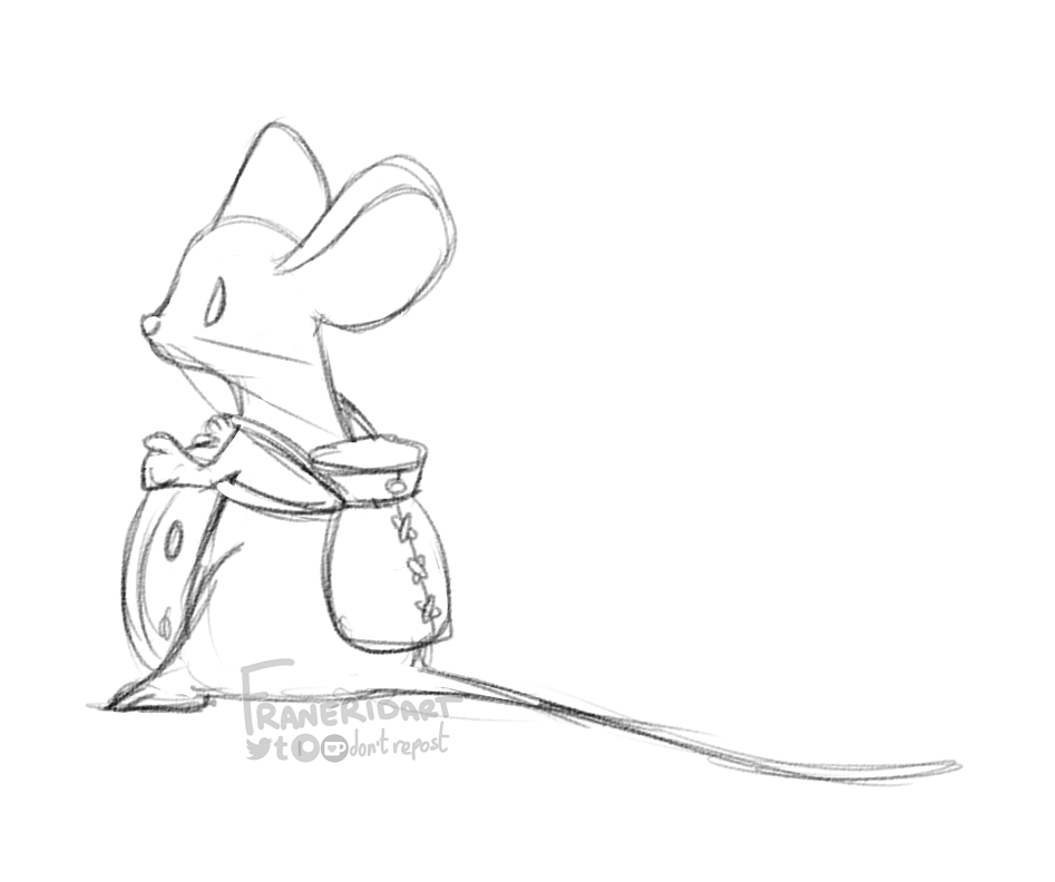 idk how much you guys would like to see these but I spent the last couple of hours doodling little cartoon mice 1/2 