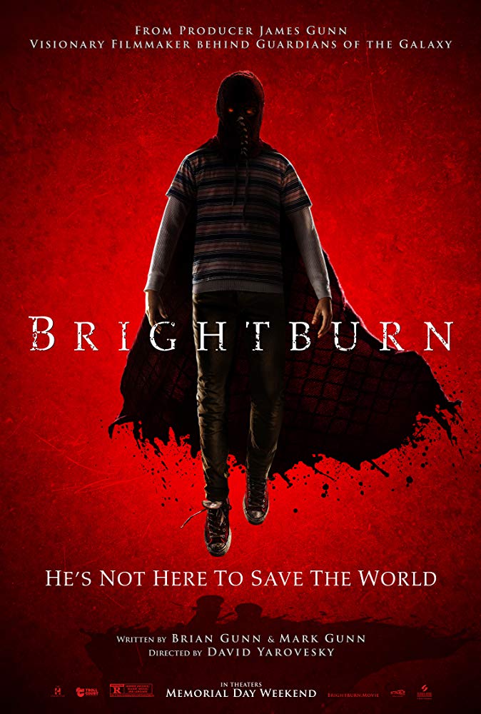  #Brightburn (2019) while not the most original, it is a fun little horror movie with interesting premise and really gory deaths, however it is filled with cliches that hinder it at times. The acting is great and the score, visual and sound effects are good. I want a sequel tbh