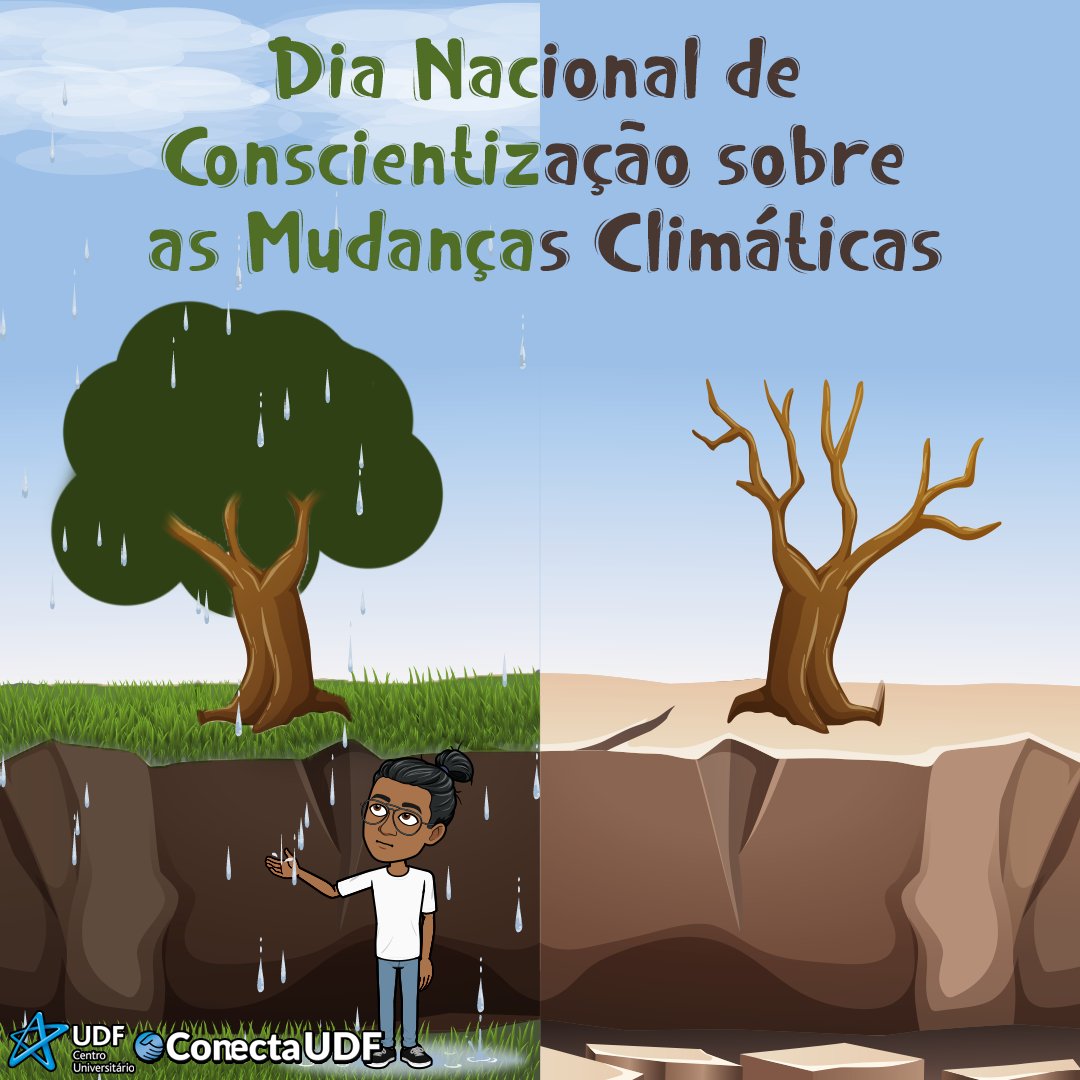 conectaudf's tweet photo. 16 de março - Dia Nacional de Conscientização sobre as Mudanças Climáticas.  Galera, vamos relembrar e avaliar o impacto que os gases do efeito estufa podem causar no médio e longo prazo! https://t.co/3CaOC4WkbK