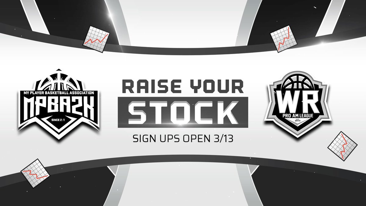WRProAmLeague's tweet photo. 🚨WR &amp; @MPBA2K Raise Your Stock🚨

At the rate the registrations are coming in we might have to close them before the deadline. First come first serve! 

Register ▶️ https://t.co/a8HZcPxz2d https://t.co/GlYmMKK8tM