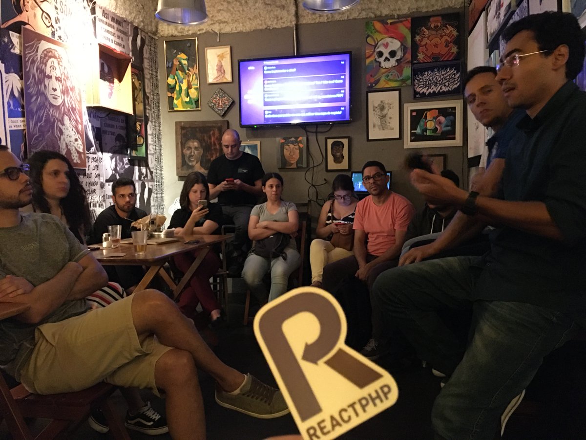 marcelgsantos's tweet image. Galera, olha só o que chegou há alguns dias! 😍 O @another_clue foi super gentil e enviou stickers do @reactphp para a nossa comunidade. Já distribuímos várias deles no último encontro do @phpsp na semana passada. 

Thank you so much @another_clue and #reactphp team. 👏🏽🐘❤️