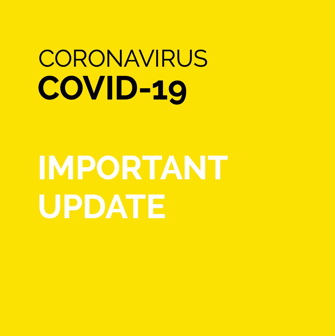 Due to the escalating situation in relation to the Coronavirus &amp; in the interest of the health &amp; safety of our Burlington Community &amp; staff, we've taken the decision to close with immediate effect until further notice. We'll keep you updated as soon as we have further updates.