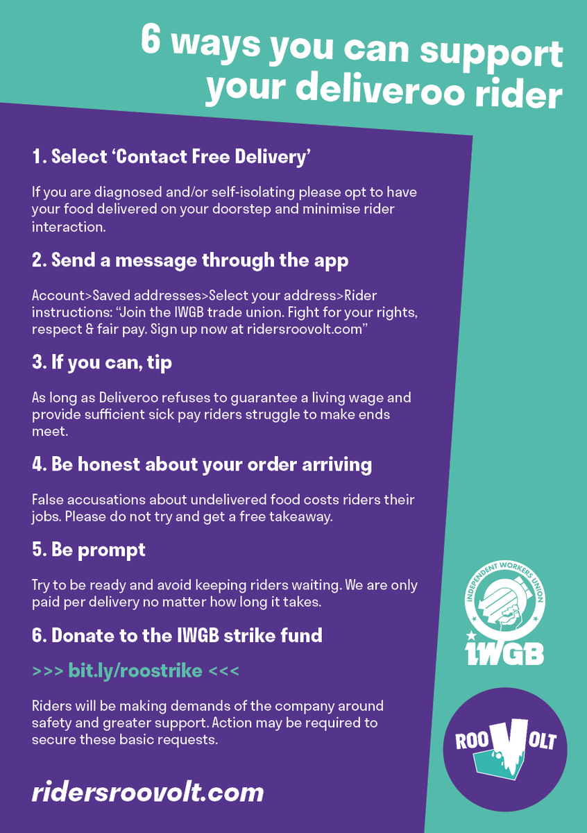 Deliveroo Riders RooVolt tweet media