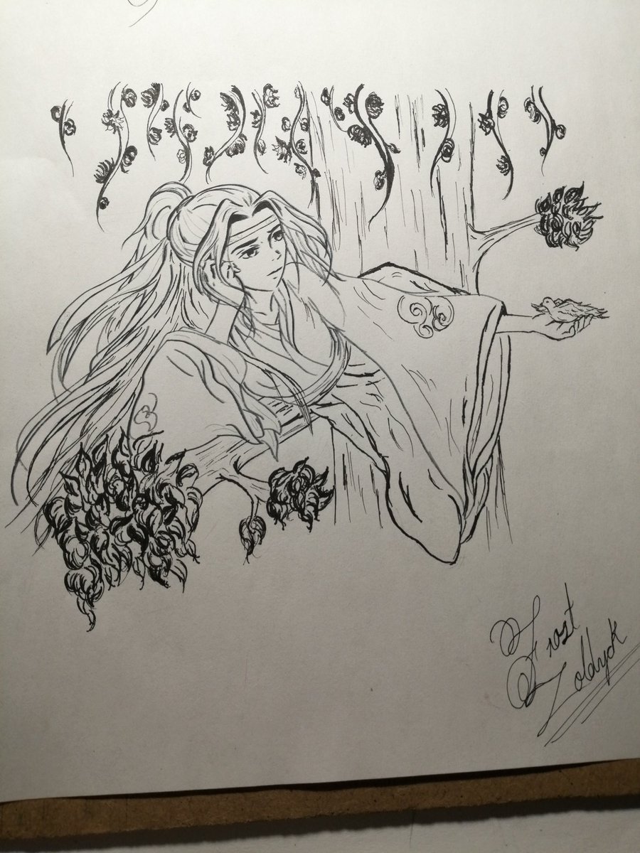 ZoldyckFrost's tweet photo. Hice este fanart de la historia "Loto salvaje" de @HBellusse //❣️
así fue como yo me imaginé la escultura de la mamá de Lan zhan y Lan Xichen
Que bonita historia 💖 esperó que te guste 😊 https://t.co/1OjRWpZYia