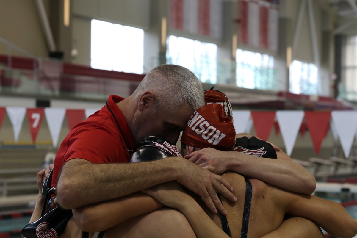 The risk of working any job for 30+ years is that you become calloused or numb to the reasons you got in the game to begin with. This past week's hardship has brought things back home for me. Very lucky and blessed to do what I do. #SempreAvanti #DenisonProud <a href="/DenisonSwimDive/">Denison Swim & Dive</a>