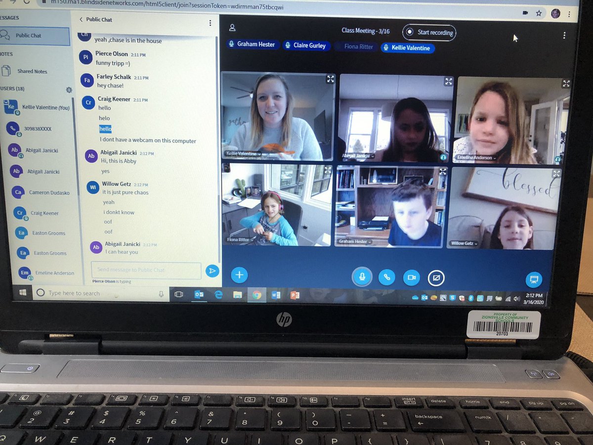 Mrs_Valentine3's tweet image. Day made! Even though it was chaotic, I was able to hear and see a few of my students this afternoon. Hoping to try out @zoom_us tomorrow for our class meeting! #technologytroubles #friendlyfaces #lovethem