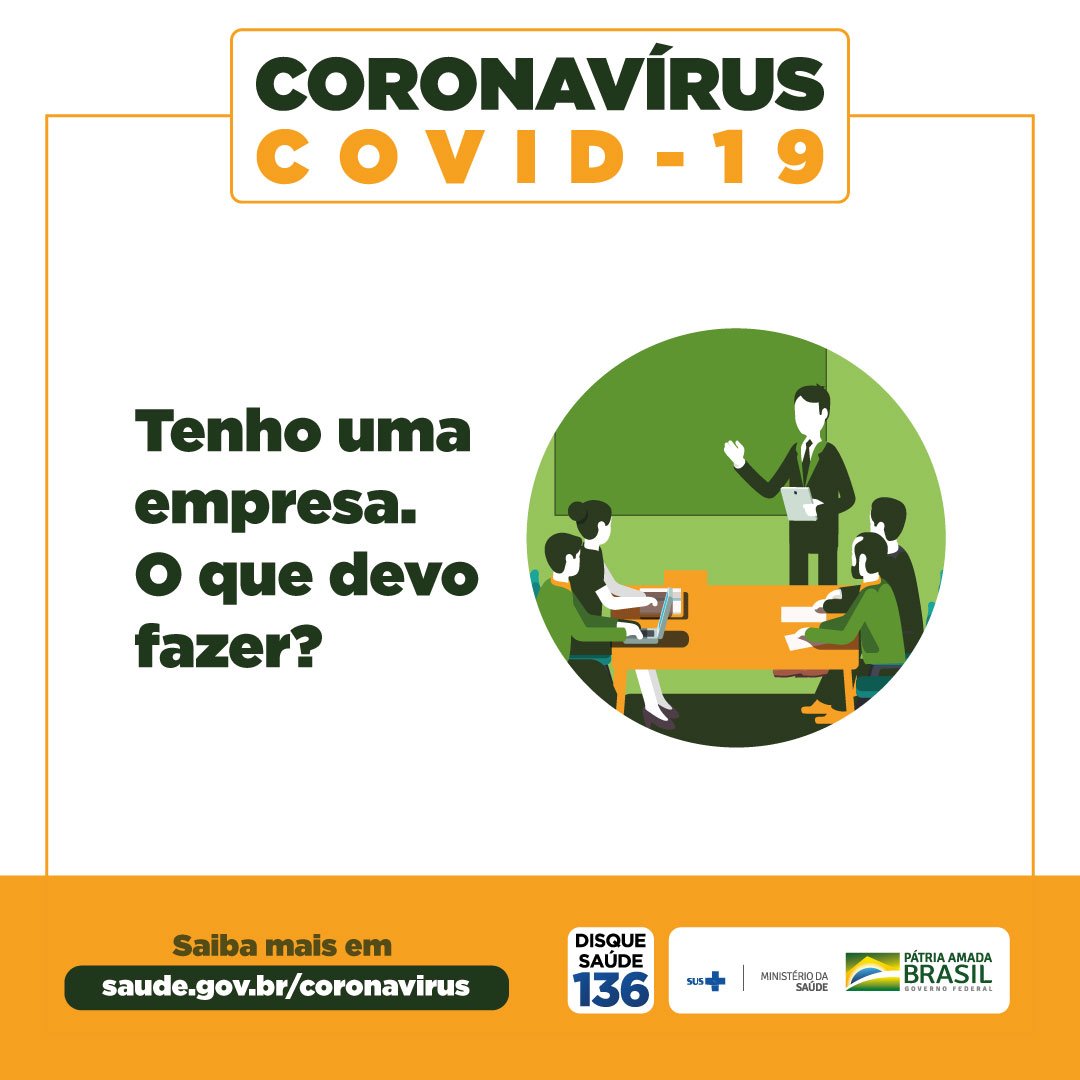 Inep on X: Quem tem empresa precisa reforçar os cuidados para evitar a  proliferação do #coronavírus (Covid-19) entre funcionários, fornecedores e  clientes. Siga as orientações e proteja você e seus funcionários. Saiba