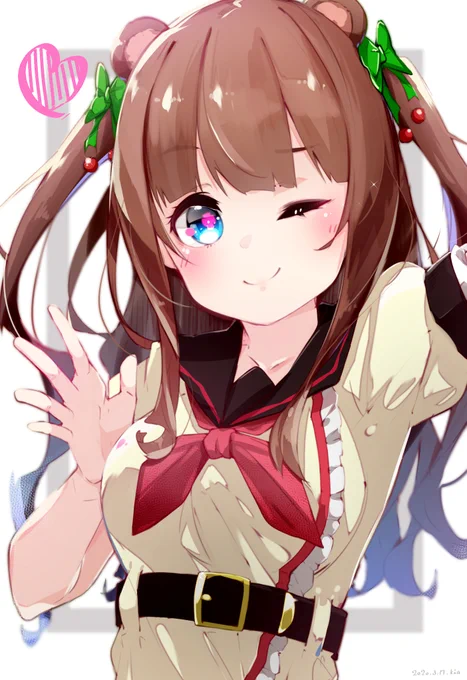 #ちぇり絵 くまみみ 