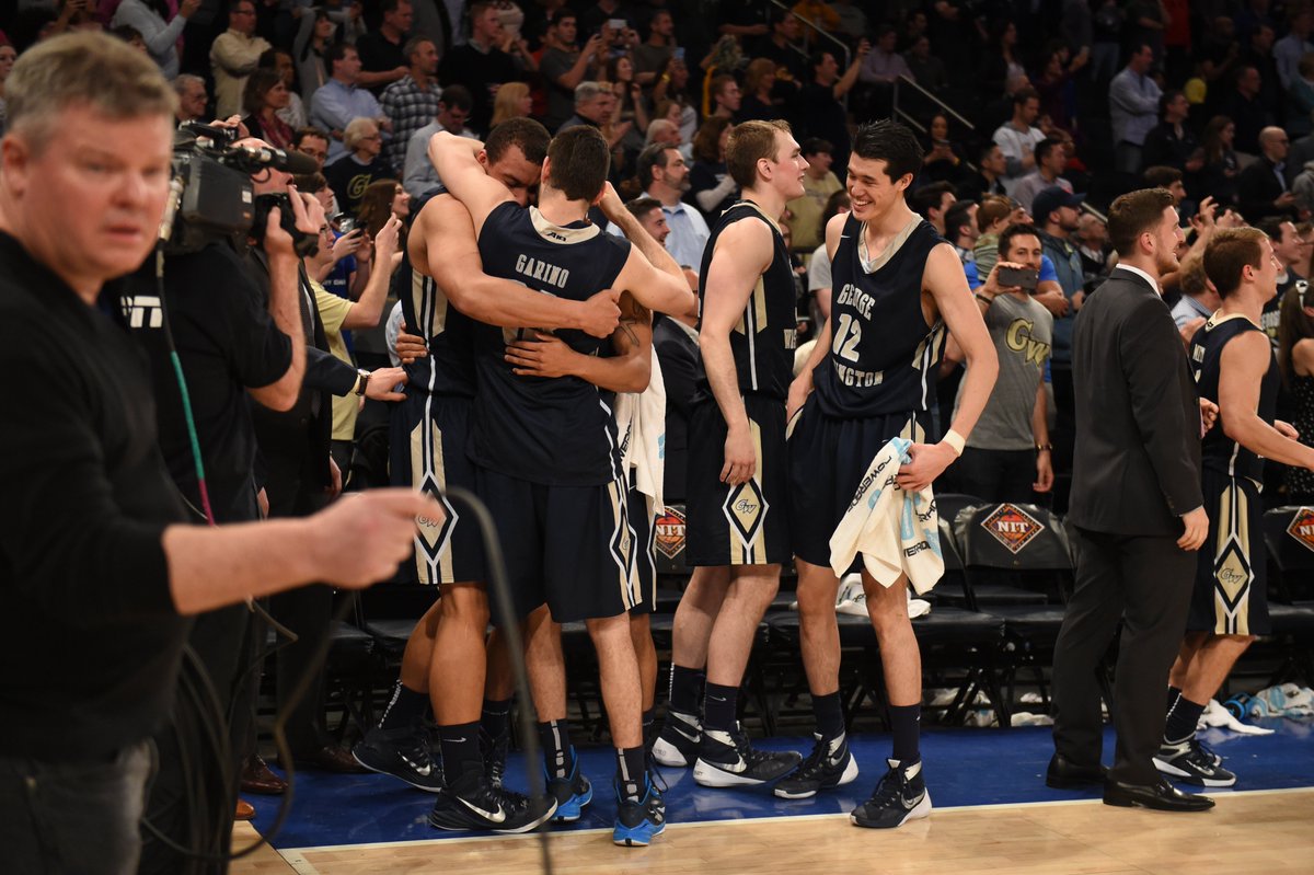 GW_MBB's tweet photo. Remember this!? 

@ESPNU is re-airing our 2016 NIT championship game at 4pm! We won't spoil the ending for you... 😉🏆 #RaiseHigh https://t.co/EdFPnENfgi
