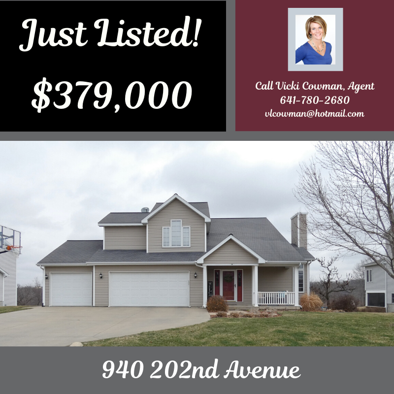 PellaHomeRealty's tweet photo. JUST LISTED!  940 202nd Avenue
Come make this your HOME!  
Call Vicki Cowman, Agent at 641-780-2680 for more information.   
#theresnoplacelikehome https://t.co/rDOrfOP3pp