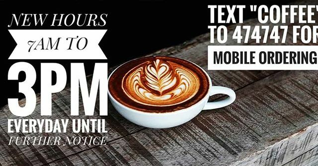 WeDoGoodCoffee's tweet photo. Starting tomorrow we will be reducing our hours to 7am to 3pm each day. We encourage customers to take advantage of our mobile ordering app for quick pickup during this time of uncertainty. Pending further guidance from the State of Oregon, these will be our hours. We want t… https://t.co/3sx3E5O7Rl