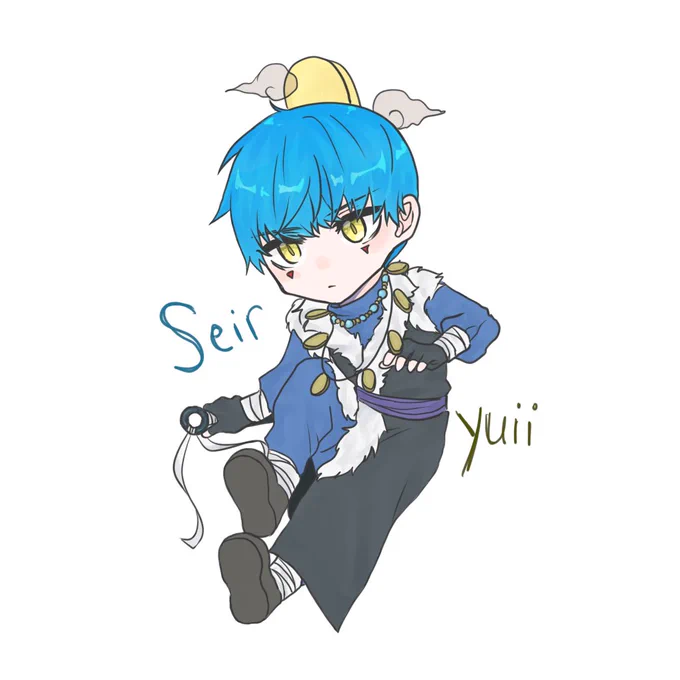 Here is my Ms2 character, Seiryuii \o/
I customized him in game to look like Shin-ah from Yona of the Dawn so that's why they look similar 