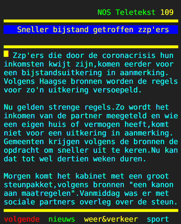 BijstandsbodeNL's tweet photo. Waarschijnlijk wordt morgen het Bbz2004, de bijstandsregeling voor zelfstandigen, verruimd in het kader van de #coronacrisis. https://t.co/MZZu4rOSAh