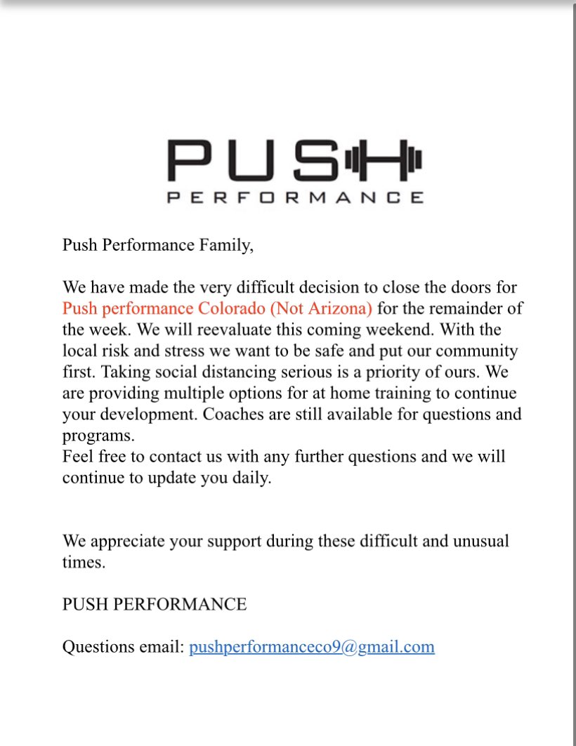 Push Performance tweet media