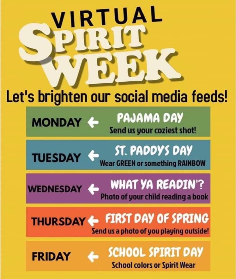 ME_Mustangs's tweet photo. Mustangs join us for our VIRTUAL Spirit week. Post using #MeadowsSpiritatHome #WEareME https://t.co/fyhZ6nxWzs