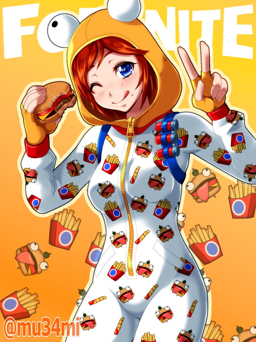 むーさん En Twitter ワンジー描きましたー イラストの無断転載 無断使用 無断加工はお止めくださいm M イラスト フォートナイト Fortnite Fortniteart フォートナイトイラスト Fortnitefanart