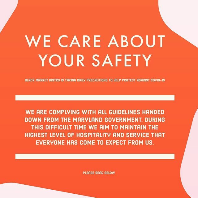 BlackMarketGP's tweet photo. We would like take the time to thank you for your patronage over the past 16 years and letting us be a part of the Garrett Park Family.  We have always appreciated the fact that we are a center point of social life in the area.  During this time of healt… https://t.co/XkN5g6WzzV https://t.co/gtHkNxysqL