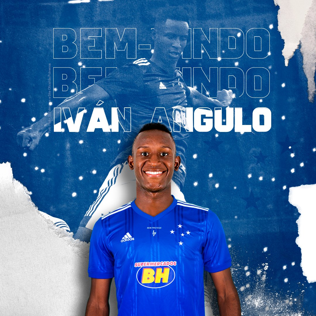 Cruzeiro's tweet photo. Assinou! ✍️

O atacante Iván Angulo é o novo reforço para a temporada 2020! ✅

Todos os detalhes do novo reforço em nosso Site Oficial. Acesse: https://t.co/w64dBiMr2Y

#BoraReconstruir
#NuncaFomosTãoCruzeirenses https://t.co/LGAust3faG