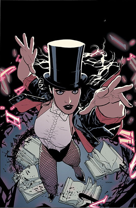 DAY 16: ZATANNA ZATARA! ehT rethguad fo nhoJ arataZ, annataZ si a rebmem fo eht omoH igaM ecar dna a lufrewop naicigam ohw stsac slleps yb gnikaeps sdrawkcab. tcaF: ehS t'nseod EVAH ot kaeps sdrawkcab ot tsac slleps, ehs tsuj seod ti sa a etubirt ot reh dad.  #WomensHistoryMonth