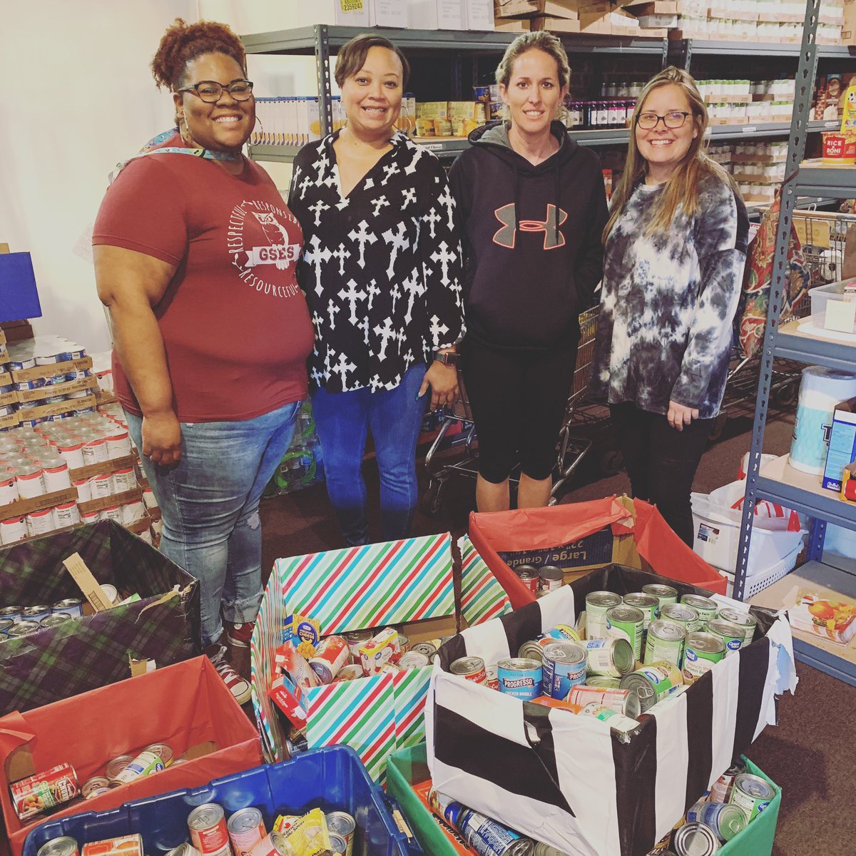 gsesowls's tweet photo. Thank you to the 3rd Grade Team for your donation of canned goods to The Care Center! @HSVk12 #gsesrocks #gsesowls https://t.co/3JXUQxPPWl