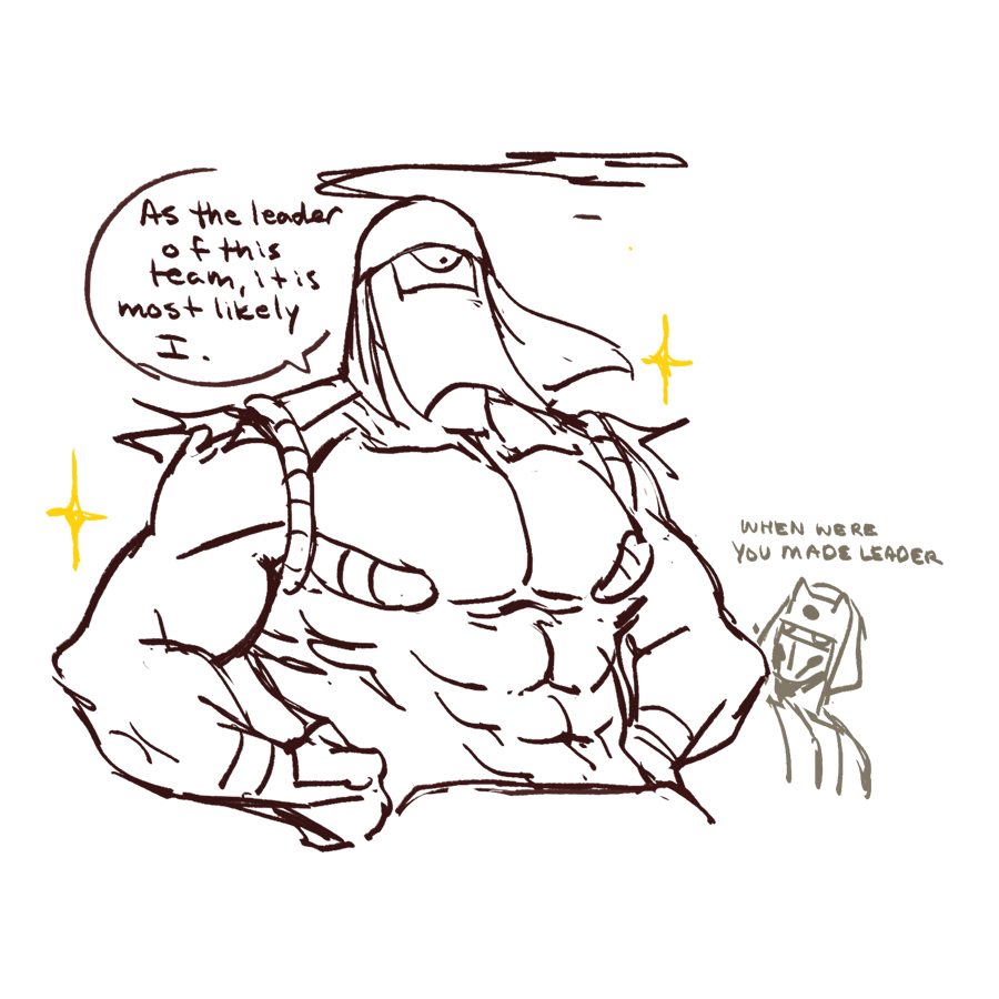 a sketch of norman i liked 