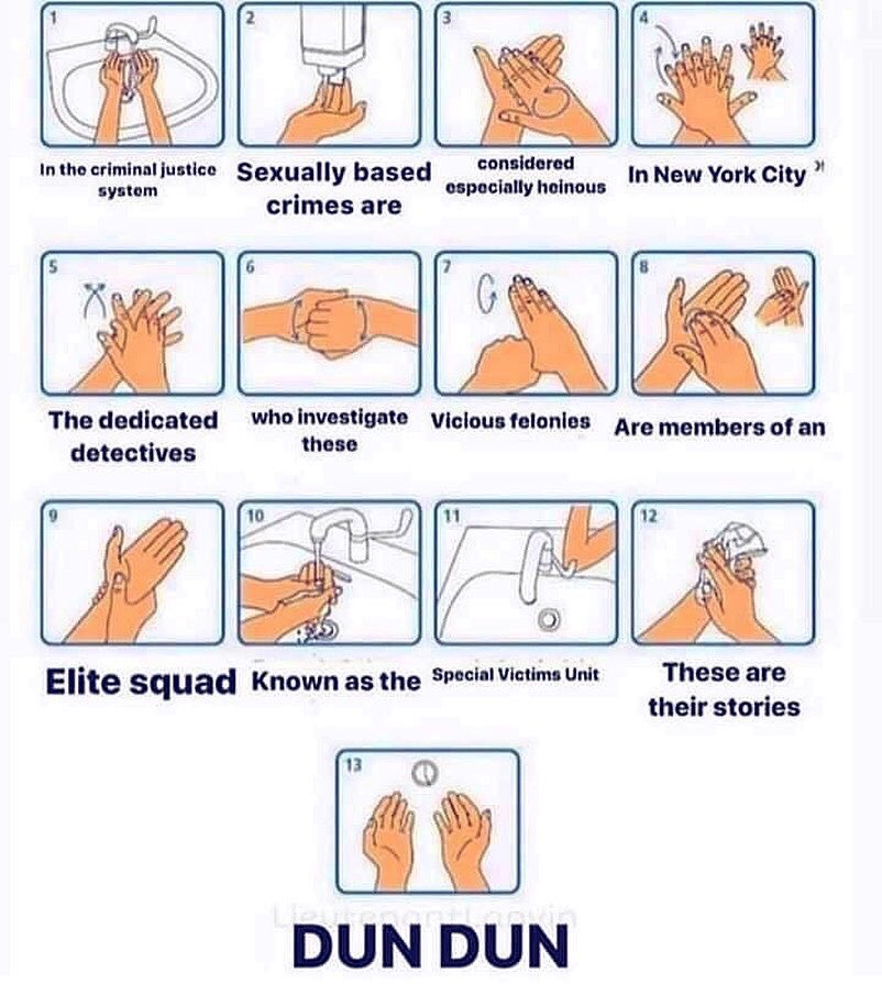 speedweed_mn's tweet photo. Stay safe &amp; wash yo goddamn hands #LawAndOrderSVU #OliviaBenson #dickwolf https://t.co/ndjlN0TlwR