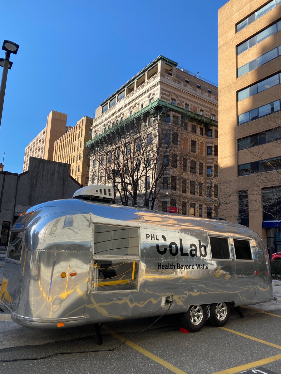 BonKu's tweet image. Using our Airstream Trailer as a base camp for outdoor #coronavirus testing in the parking lot next to my hospital. 
#CoLabPHL