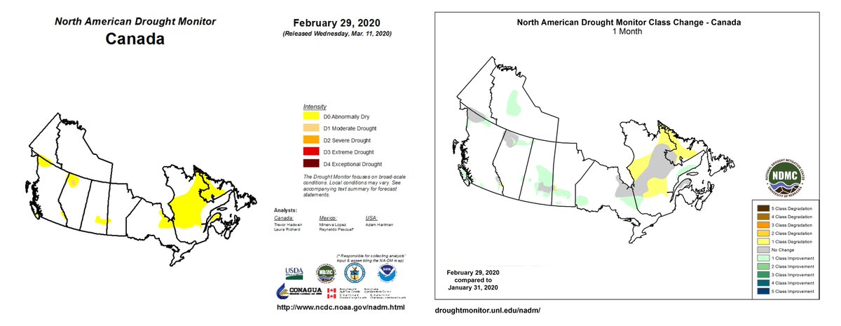 Drought and abnormal dryness improved in parts of western and central ...