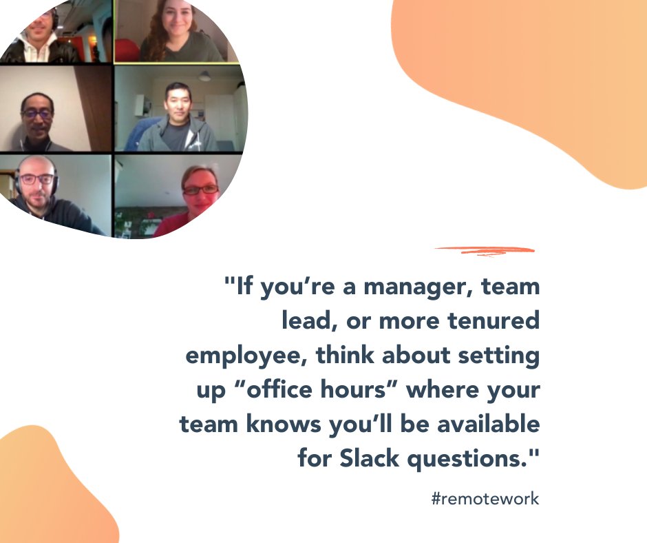 HubSpotLife's tweet image. As some of us adjust to WFH full time, our Remote Work Inclusion Program Manager Meaghan Williams put together a guide with her tips for getting started. Check it out: hubs.life/remote-tips
