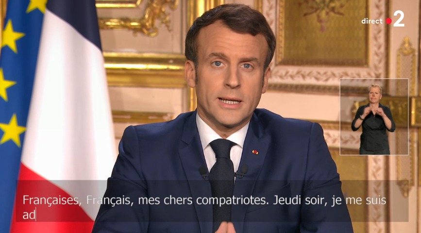 le_Parisien's tweet photo. [Direct] Emmanuel Macron : "Tous les voyages entre les pays non-européens et l'UE vont être suspendus pendant 30 jours" #COVID19 > https://t.co/hJm1os3mKk https://t.co/GQ5LnwAiXX