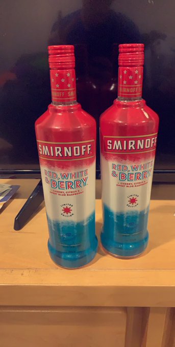 Walked in the liquor store and what did I see? Some Red white and berry Smirnoff staring back at me 😍🥰<a href="/tag/sharkmelon"class="tags"><span>#sharkmelon</span></a>
