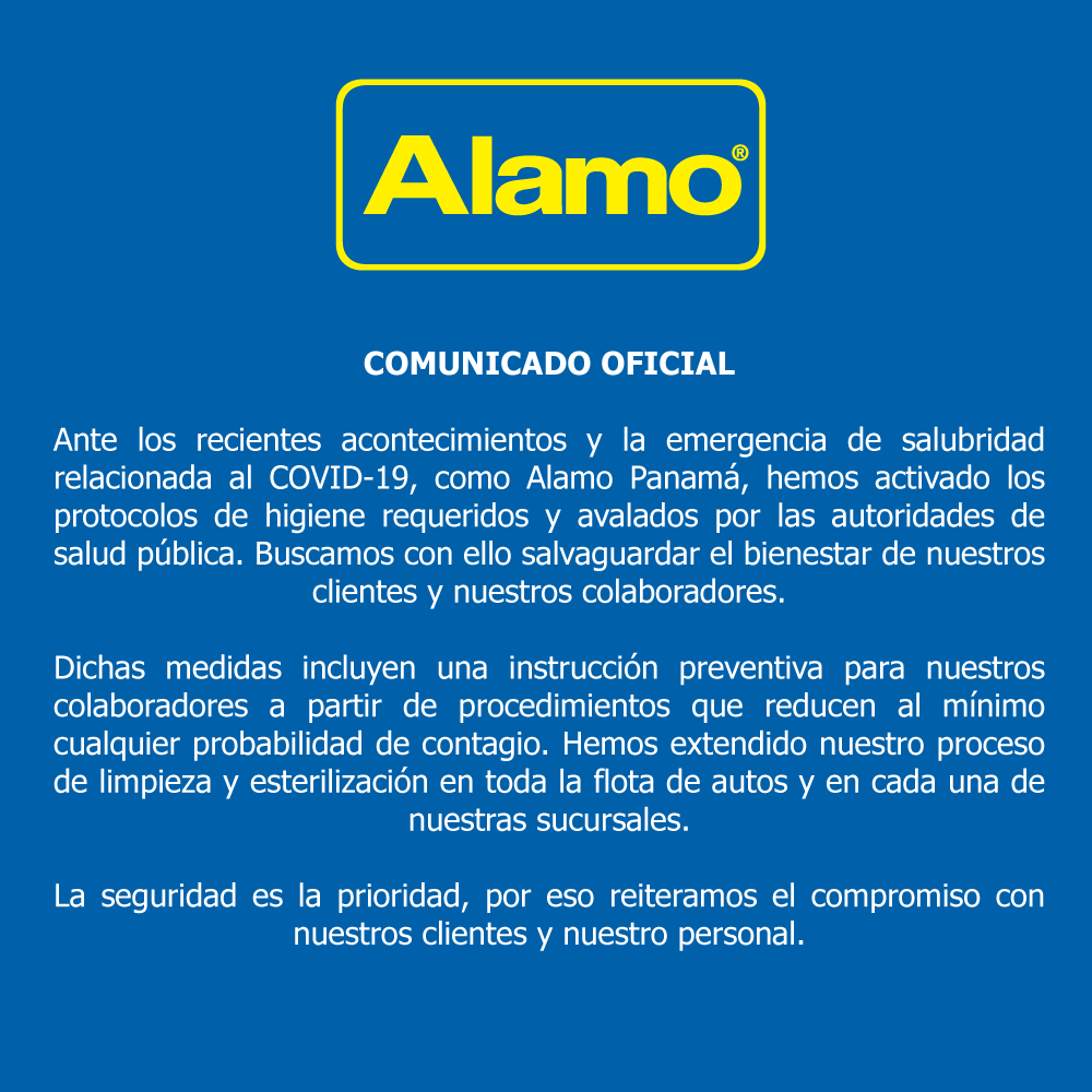 Alamo Rent A Car Alamopanama Twitter