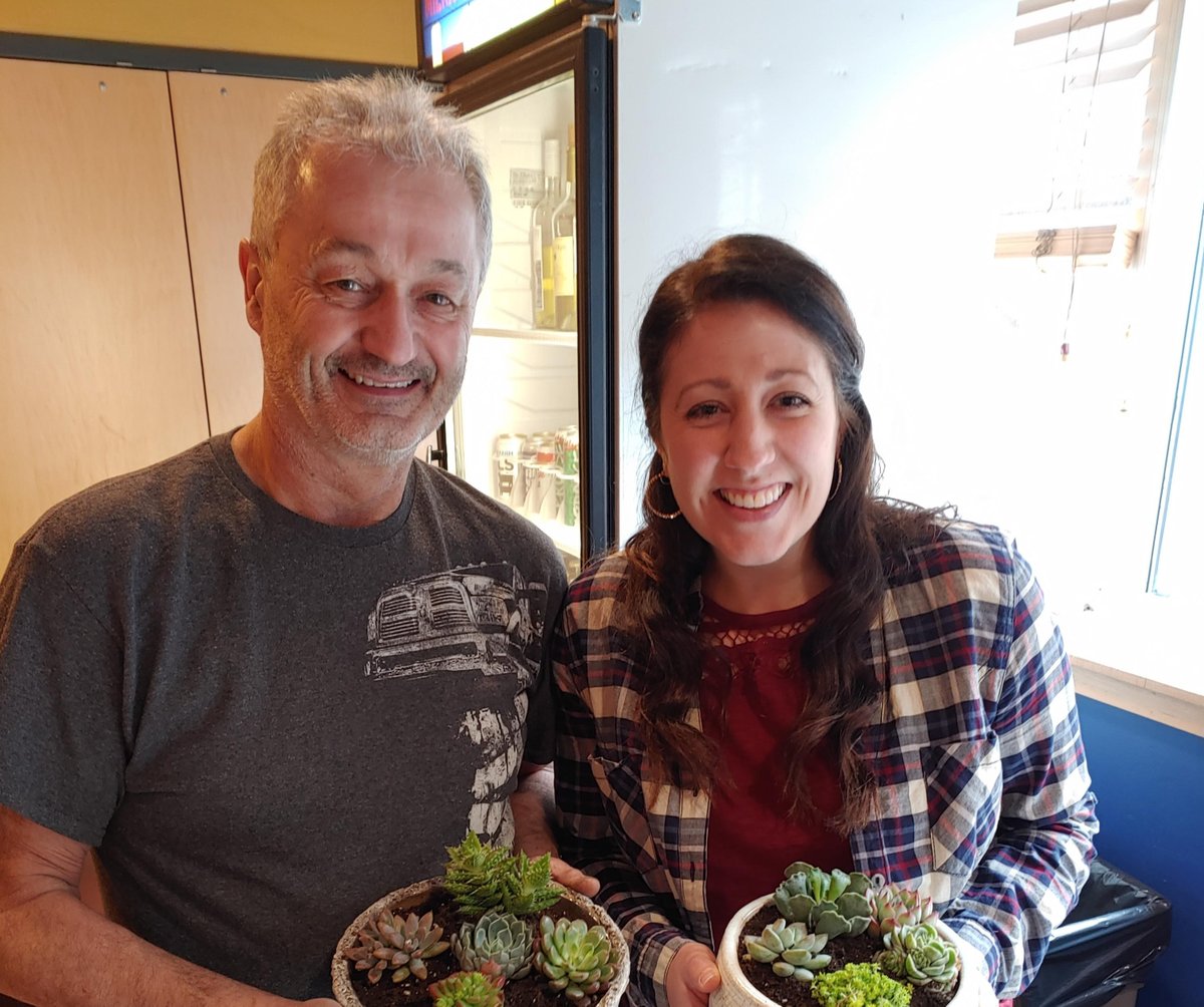 Thank goodness our succulent building workshop wasn't cancelled this past weekend at <a href="/MKEPublicMarket/">Milwaukee Public Market</a> because it was a blast!  See how great they turned out! ihr.fm/3d4prev

- <a href="/HannahRadioShow/">Hannah Radio</a>