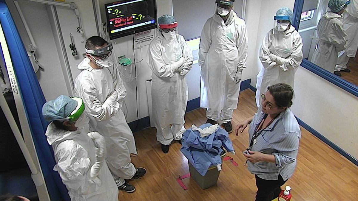 Forgot to say what the main learning points identified following our COVID-19 simulation were; if COVID-19 suspected, place surgical mask on patient and any relatives present then IMMEDIATELY withdraw and put on PPE.  Guidance is constantly changing though.......