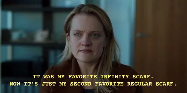 DuperSalad's tweet photo. Elizabeth Moss takes neckwear seriously #theinvisibleman https://t.co/Do1yOtZ5zV https://t.co/EVd2mycmqj