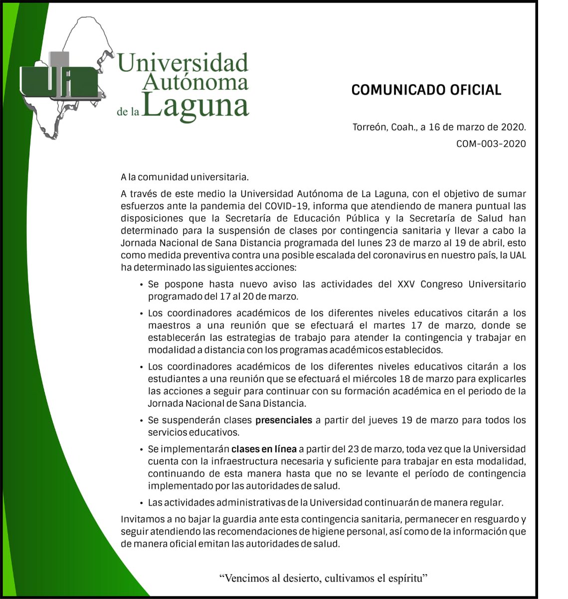 Universidad UAL tweet media