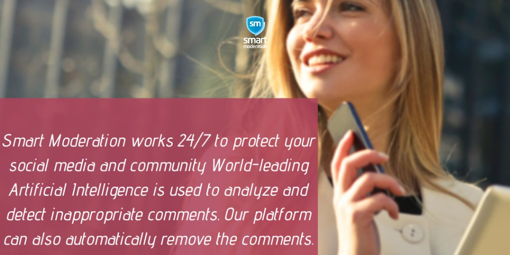 smartmoderation's tweet photo. Smart Moderation uses Artificial Intelligence to detect toxic comments.
#socialmedia #smartmoderation #commentmoderation #artificialintelligence #commentmanagement #facebook #twitter #instagram #disqus #youtube #autohide #commentfiltering #commentmonitoring #freetrial #comment https://t.co/2UpwxvDYaZ