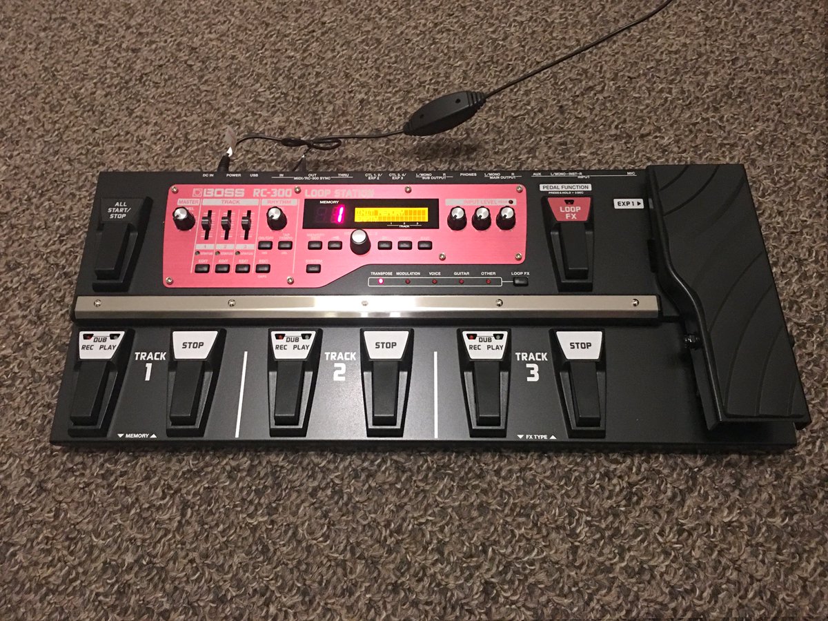 MurmurTooth's tweet image. My new toy arrived just in time for #quarantine! Poor neighbours - the only thing worse than musicians practising is musicians practising with a #looppedal - layers and layers of repeating of whoopsie daisy.... #bossrc300 #QuarantineLife