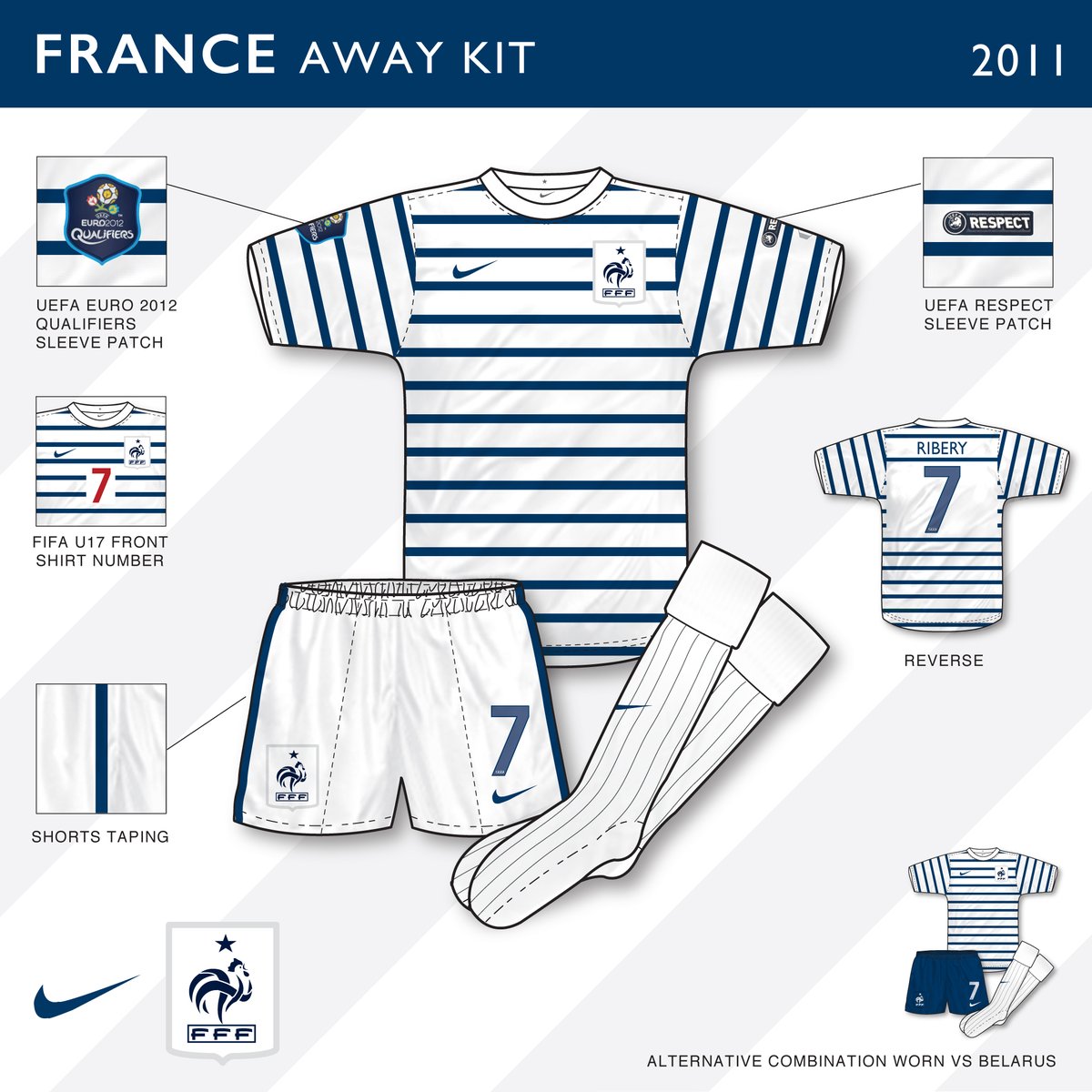 france striped jersey