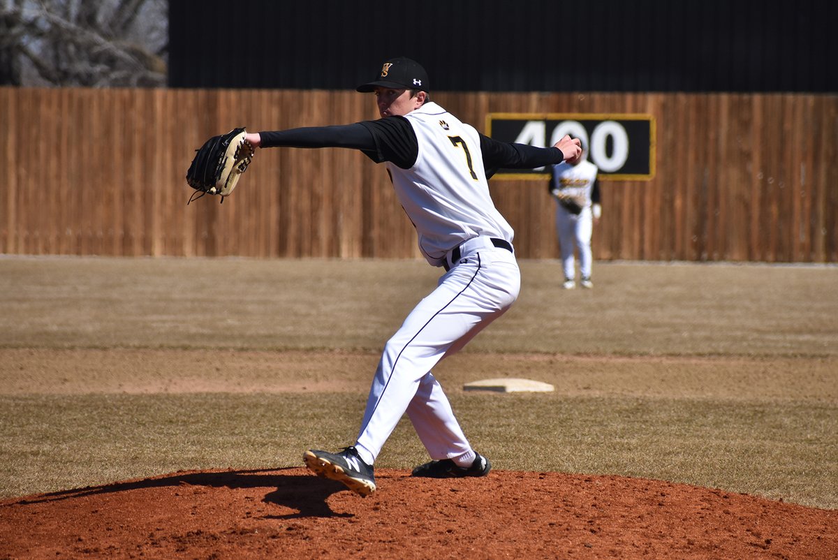 Ryan Obrecht of <a href="/WSCBB/">Wayne State Baseball</a> named NSIC Pitcher of the Week Monday afternoon.  #NSICBase
wscwildcats.com/news/2020/3/16…