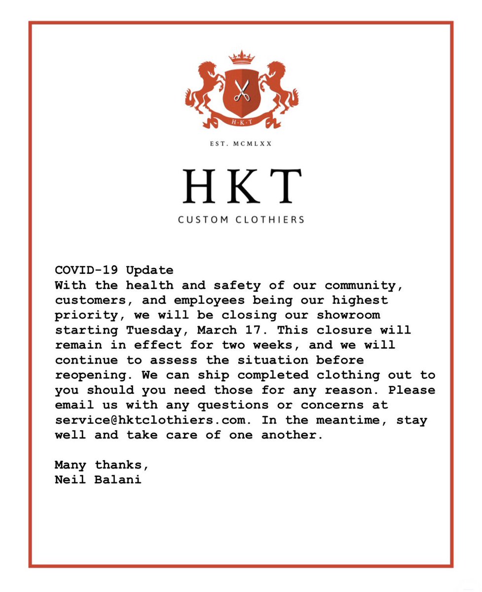 HKT Custom Clothiers tweet media