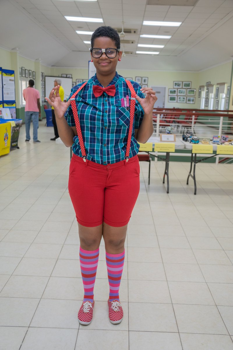 fstcavehill's tweet photo. Congratulations to the winners of our 2020 FST Best Dressed NERD Competition held on February 28, 2020!!

* 1st Place goes to our FST Student - Ms. Marissa Norgrove
* Both our FST Students - Jevon Yearwood and Kristen Lynch tied for 2nd Place

Congratulations to all our Winners! https://t.co/2Mpcrs1ofN