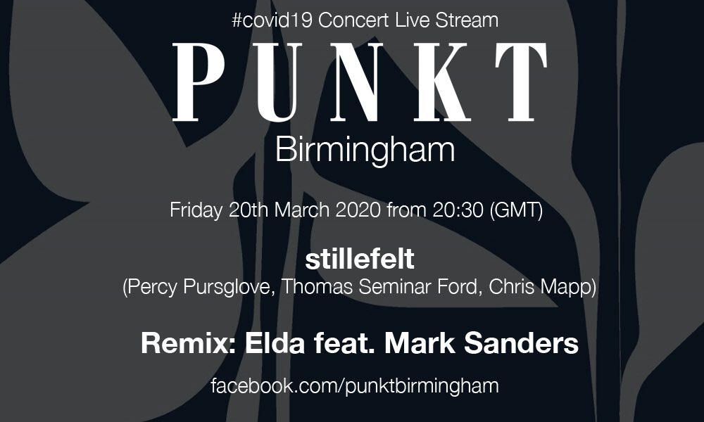Coronavirus won’t stop us! (Hopefully!) #music #livestream #houseconcert #experimental #electronic #birmingham facebook.com/events/s/punkt…