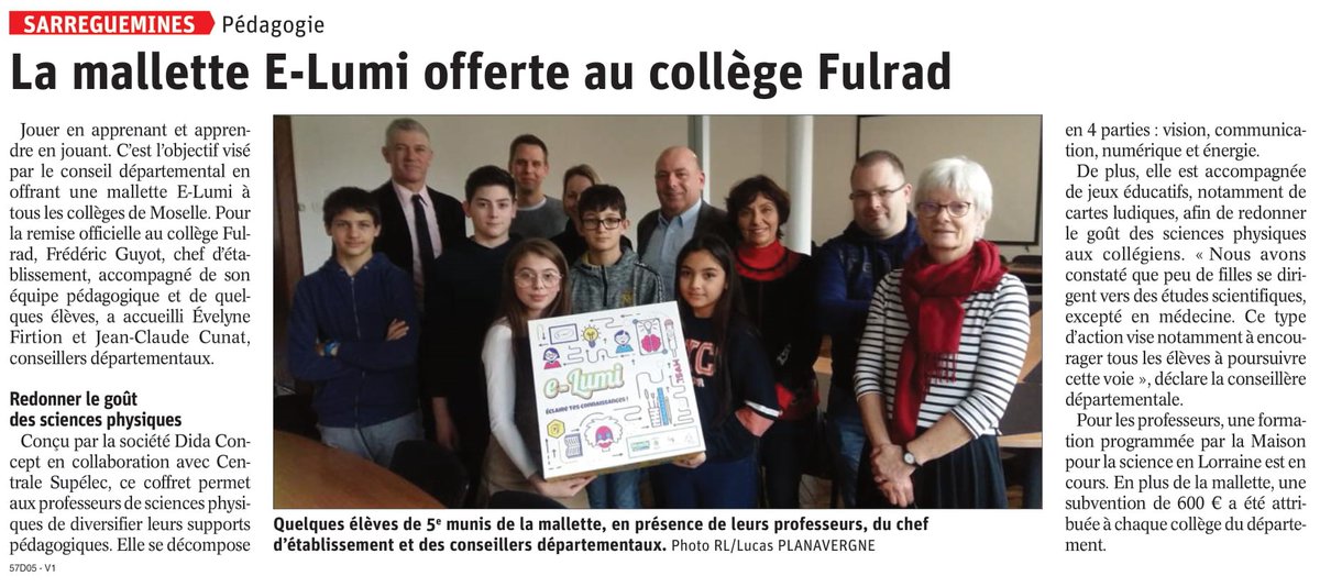 Quand e-Lumi rayonne ... <a href="/MoselleCD57/">Département Moselle</a>
 <a href="/chairphotonics/">Chaire Photonique</a>  <a href="/Dida_Concept/">DIDA CONCEPT</a> <a href="/Metz_CS/">CentraleSupélec campus de Metz</a>