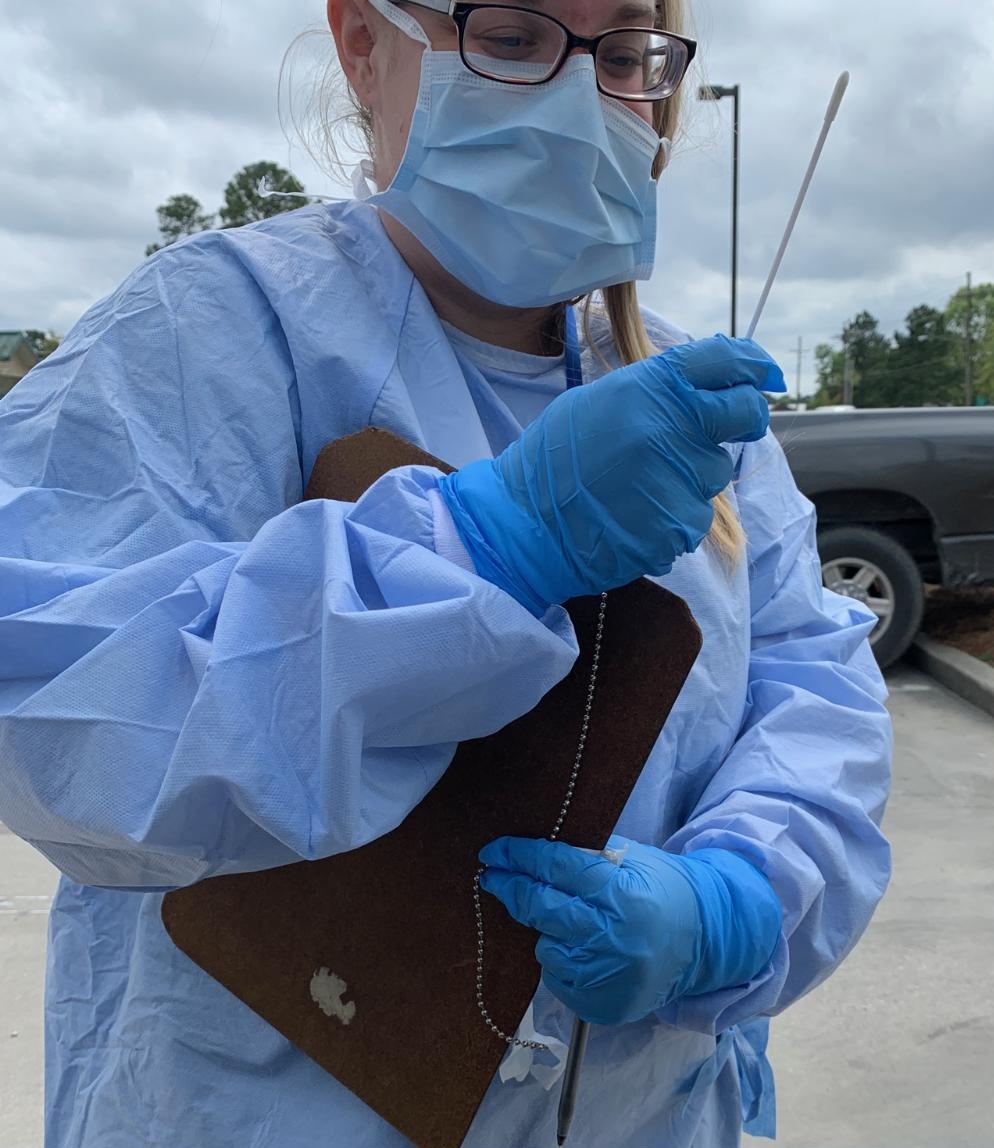 wkethman's tweet photo. My Mom (@dkethman) has been sick for a week - really impressed with Louisiana and their response to #COVID19 in Lake Charles @LouisianaGov @LADeptHealth #aheadofthecurve #drivethroughtesting https://t.co/QOO7fP9GfV