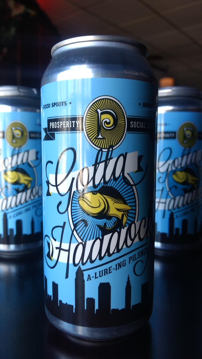 ProsperitySC's tweet image. New hours this week with full menu carry out + beer/wine.  "Gotta Haddock" Pilsner by @SibRevBrew 
4-Packs, $10.5
NEW hours will be 11am-9pm for carry out! Visit us for lunch, 
mid-day and dinner needs!
@TremontWest