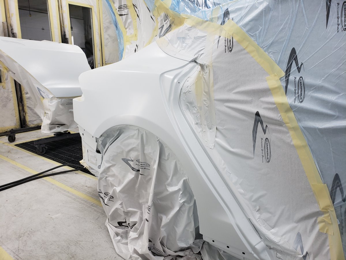NorthStateCus's tweet image. Happy Monday Twitter! What's in your paint booth? #tesla #model3 #prepaint #postpaint #revo #infared #3stagepaint #northstatecustom #northstateautobahn #authorized #paintprofessionals #est1970