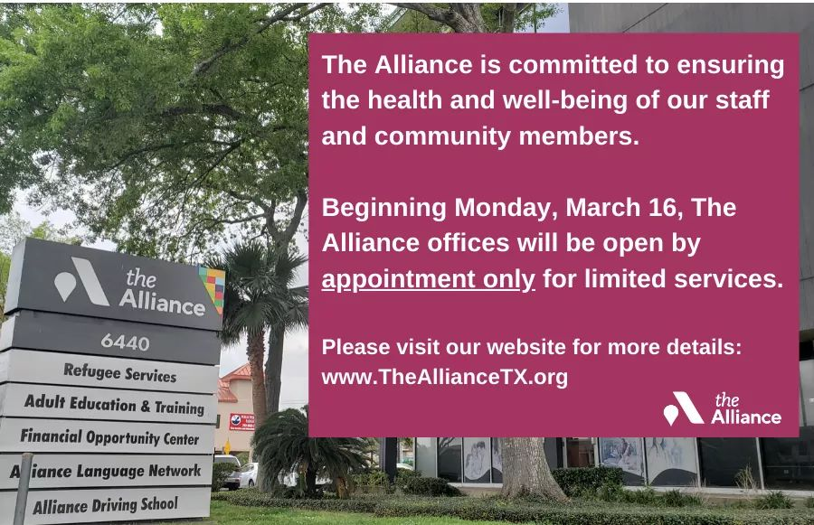 For more details, please visit thealliancetx.org/covid-alliance/ and stay informed with the latest resources at houstonemergency.org/covid19