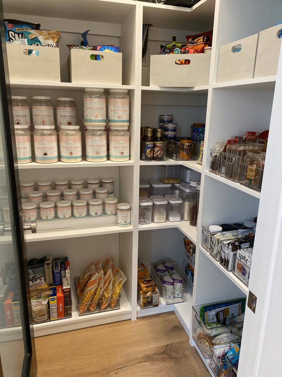 organized the pantry & fridge today 😤