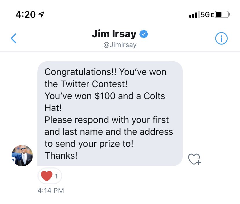 jackiebandz's tweet photo. BLEED BLUE FOR THE SHOE!!! Best franchise in sports @colts thank you! https://t.co/5IG1j117Hq